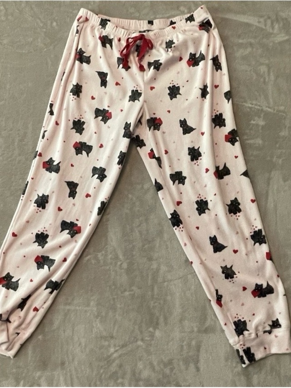 PINK Laura Ashley Westie
Scottie Dog w/ hearts Lounge
Pajama Pant M